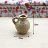 Mini Vase de poupée en céramique Miniatures 1:12 accessoires de maison, jouet décoratif de maison de poupée en porcelaine, 1 pièce ► Photo 3/6