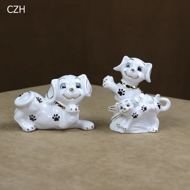 Details about   Miniature Tiny Ceramic Porcelain Figurine Puppy Dalmatian Dog Collectibles Gift 