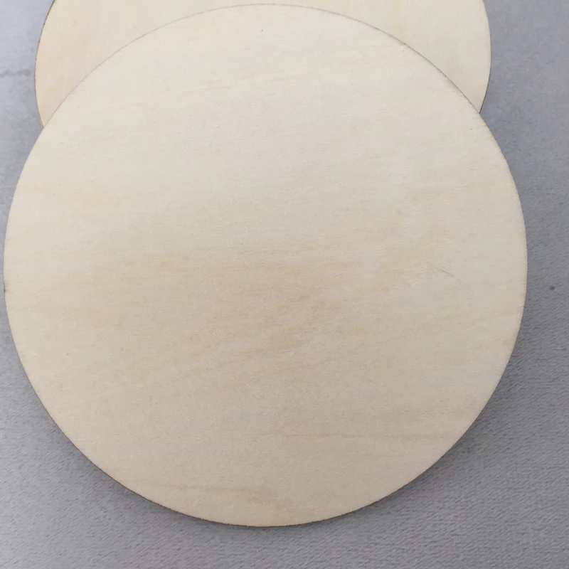 4,6,12 MDF Wood round Coasters BLANK laser cut 9mm thick drink mats 