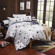 

AB Side Stars Duvet Cover Single Double Bed Twin Full Queen Size Bedding Cover For Kids Adults XF348-16