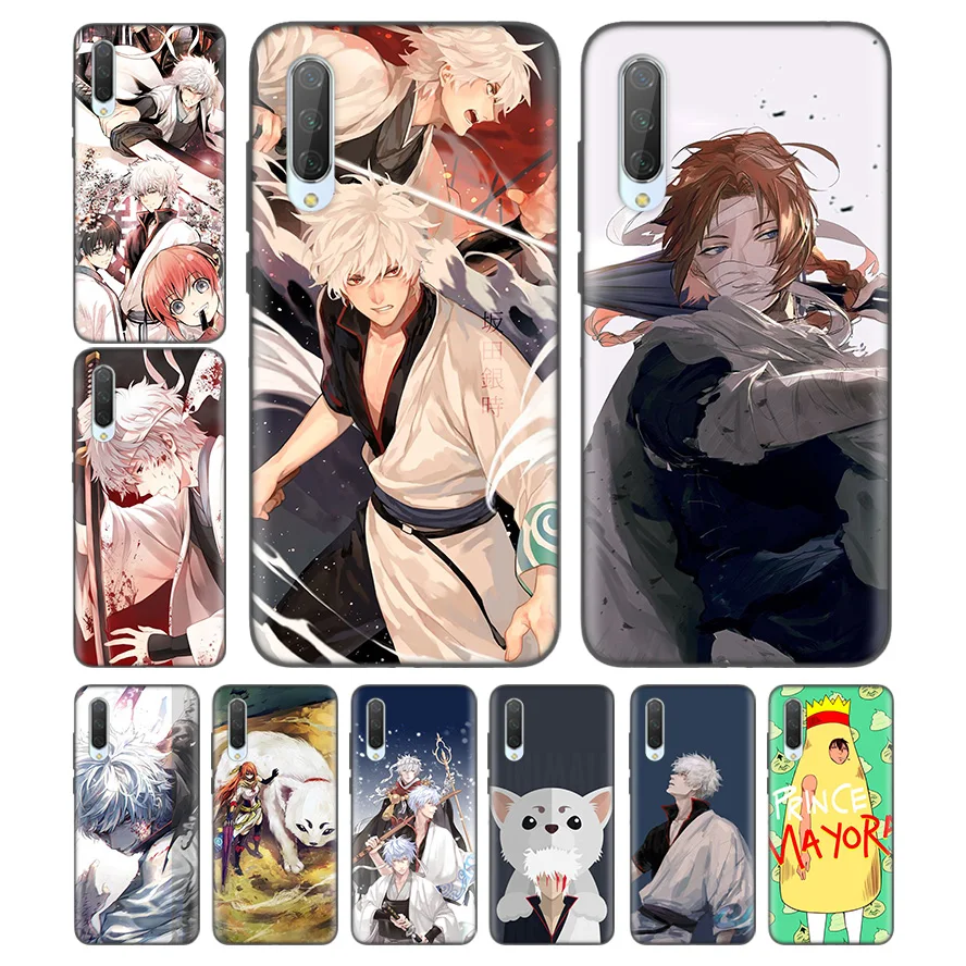 

Silicone Phone Case For Xiaomi Redmi Note 7 7A 7S 6 6A 5 K20 Mi A1 A2 8 9T CC9 CC9E Lite Pro F1 Back Cover Shell Bumper GINTAMA