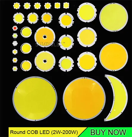 Sumbulbs COB LED Light Strip 10W 20W 30W 50W Lamp Bulb Warm Nature Cold White Blue Red Chip On Board DIY Lighting DC LED Matrix (2)