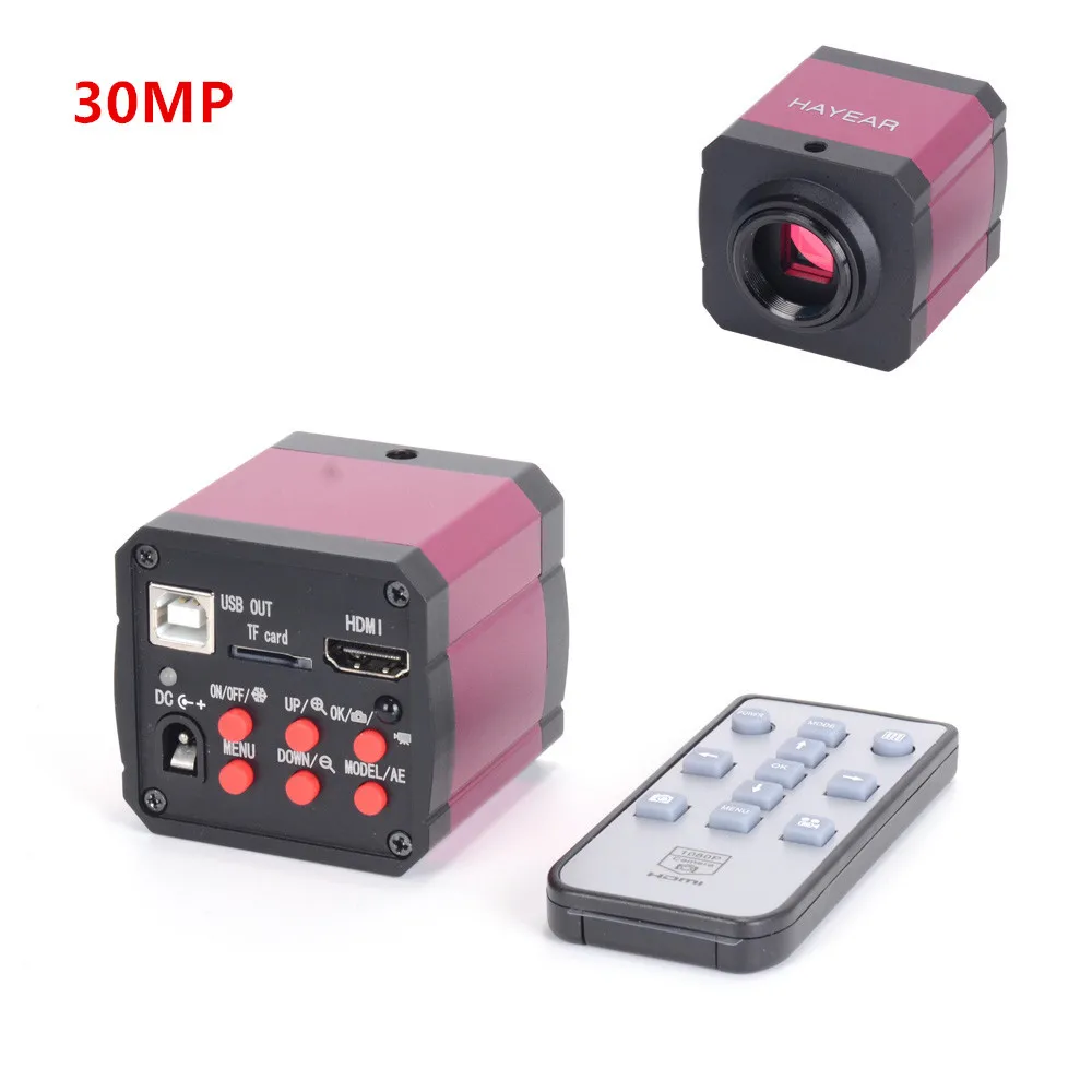 Full HD 1080P 30MP 60FPS Industrial Soldering Microscope Camera HDMI 2K