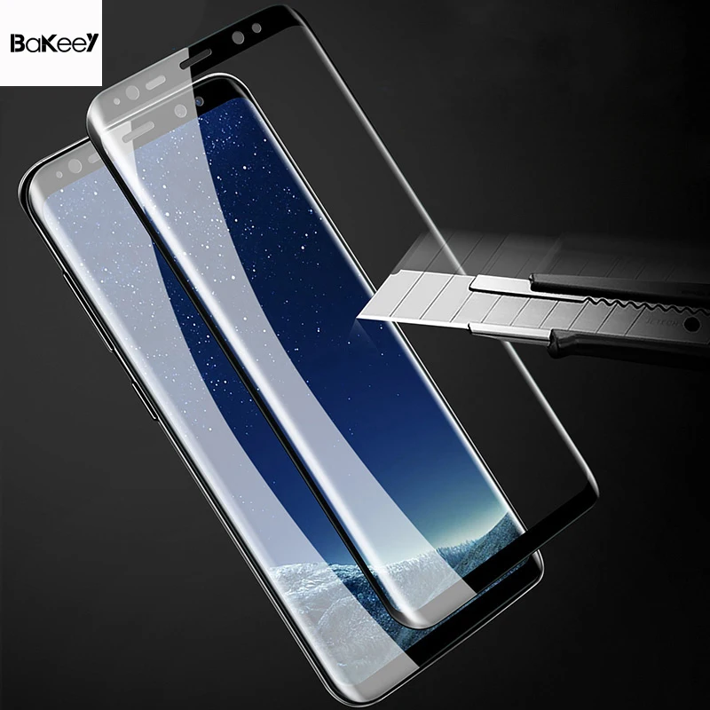 

Bakeey 0.2mm 4D Curved Edge Tempered Glass Screen Protector for Samsung Galaxy S8Plus Explosion-proof Fingerprint Resistant film