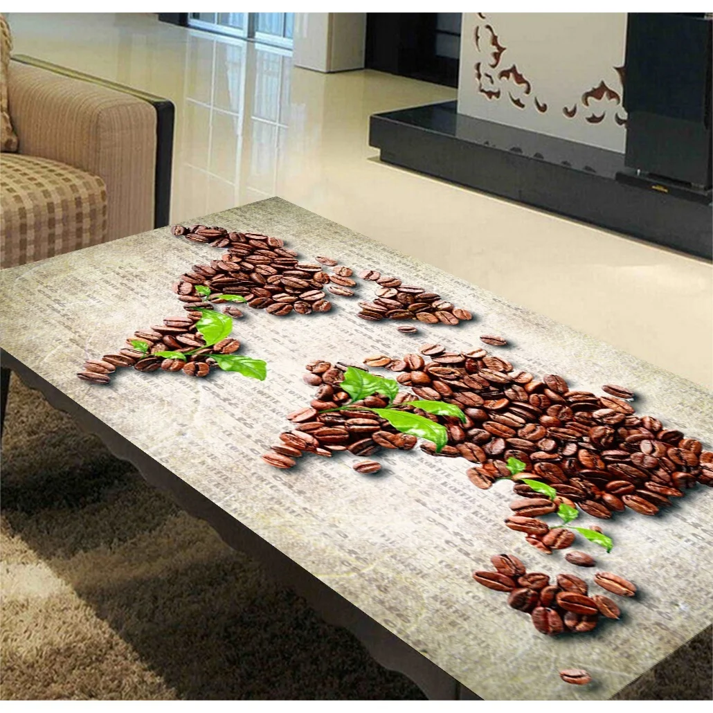 

Computer Desktop Stickers Fashion Personality Creative Stickers Waterproof and Dust Proof Wallpaper Mural for Coffee World