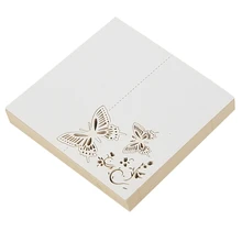 50 шт бабочка бумажная место держатель карты имя карты номер стола для свадьбы события партии