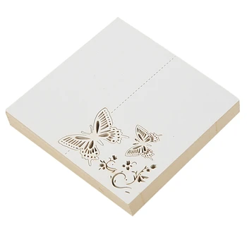 

50pcs Butterfly Paper Place Card Holder Name Cards Table Number for Wedding Event Party