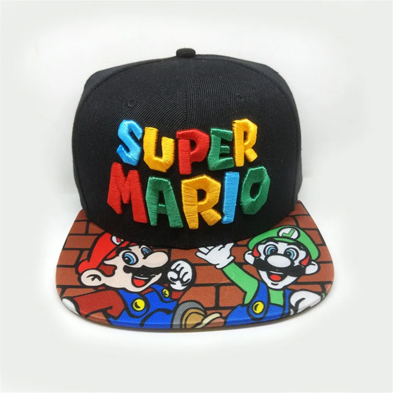 Шапки Super Mario Bros, бейсболки для косплея Марио Луиджи Йоши, бейсболки с персонажами из мультфильмов для взрослых, повседневные Летние солнцезащитные шапки для пар, кепки в стиле хип-хоп - Цвет: style 1