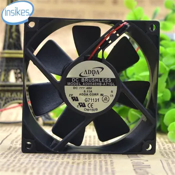 

AD0848HB-A71GL Double Ball Bearing Cooling Fan DC 48V 0.11A 8025 8cm 80*80*25mm 2 Wires
