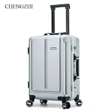 CHENGZHI 2" 24" дюймов модный дизайн чемодан на колёсиках для женщин Дорожный чемодан на колесиках для мужчин бизнес чемодан на колесиках