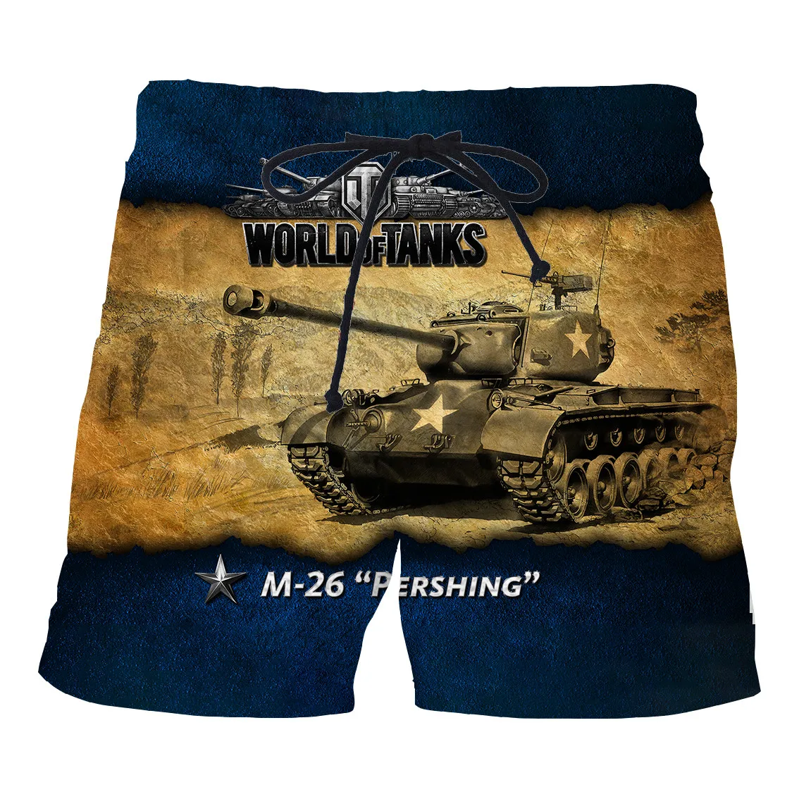 Забавный Мир танков мужские пляжные шорты Веселая 3D-печать мужские повседневные шорты модные мужские летние горячие мужские крутые шорты