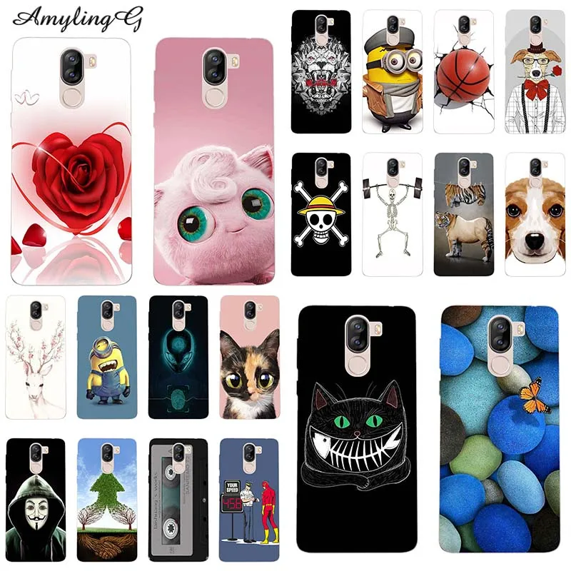 

For Doogee X 60 X60 L Printing Cases TPU Soft Print Phone Cases Soft Silicone Back Cover Case Painted Pattern Shells Capa Owl