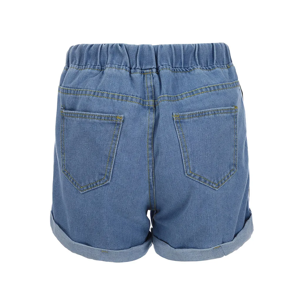 Летний Новый Забавный женский Вышивка Узор свободное джинсовое платье Комбинезоны женские подтяжки широкие брюки сапоги Шорты c0410