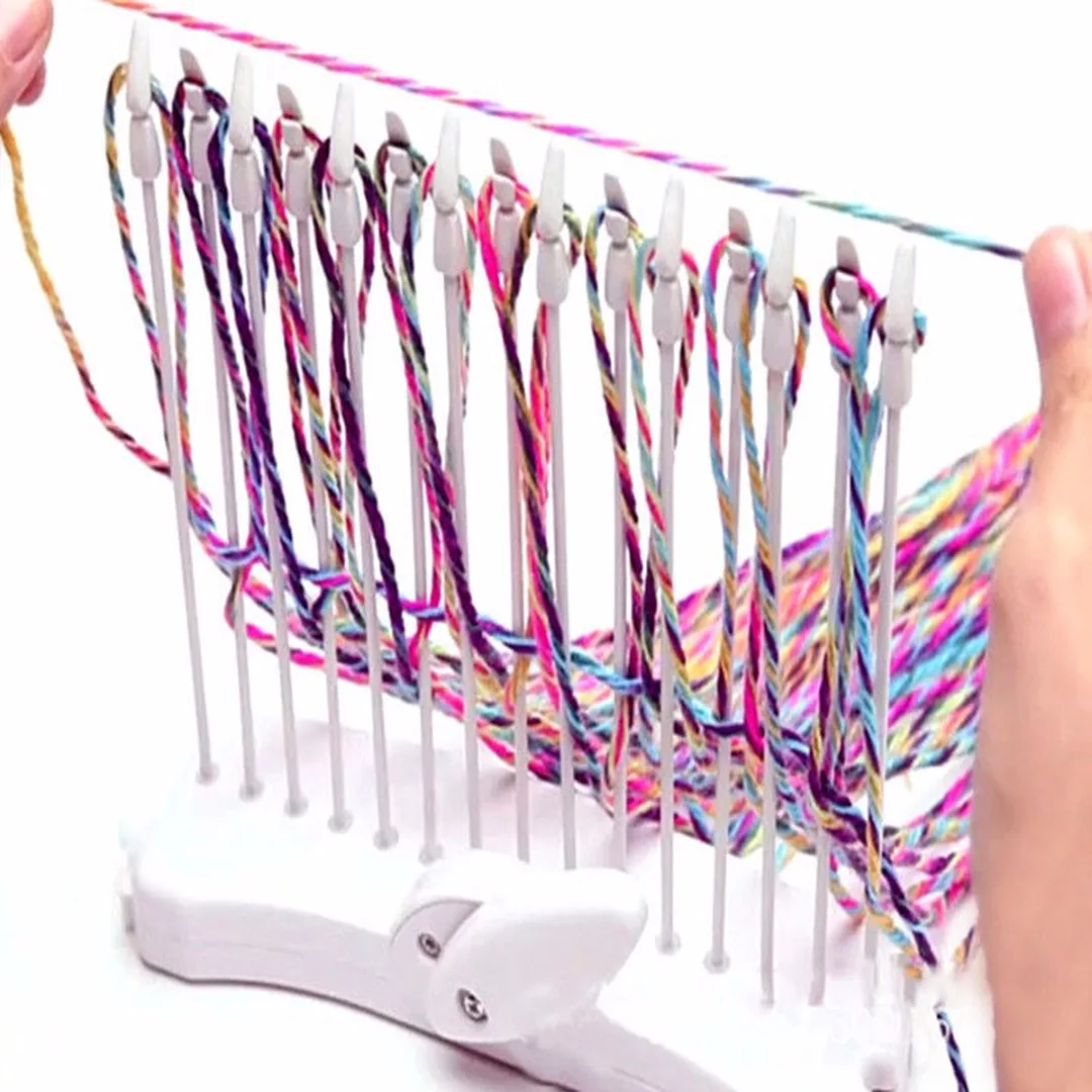 Newest Scarf Knitting Machine Knitting Loom Knit Hobby Tool Kits Craft Needlework