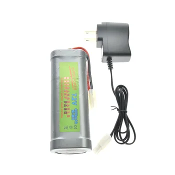 

1set 7.2V 4600mAh Rechargable Battery + Charger Car Tamiya US/ EU/AU/Plug Adapter