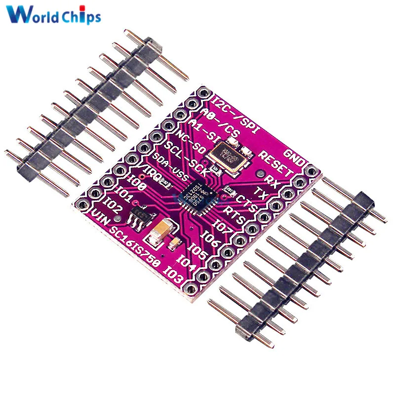 CJMCU 750 SC16IS750 Одноместный UART с I2C Bus/SPI интерфейс для промышленного управления|uart spi|c c