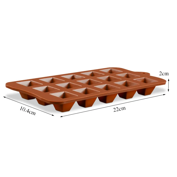 Пирамида шаблон пищевой формы для торта, шоколада цветочный узор Экологичные формы DIY силиконовые формы для выпечки Стабильная Форма шоколада