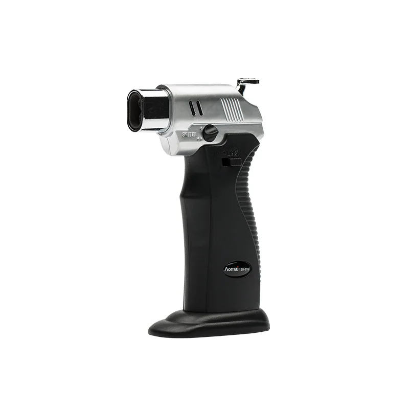 $5.99 Single/double flame switching Butane Jet 1300C Workshop Turbo Torch Lighter-Wild Barbecue Supplies