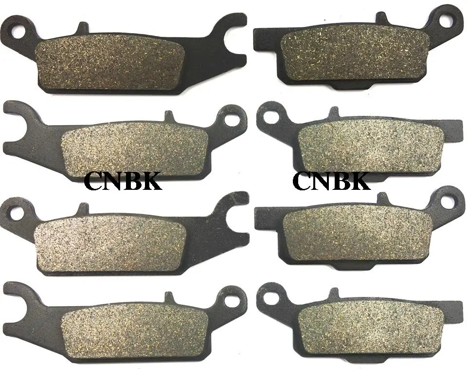 Yamaha Grizzly 700 YFM700 Front /& Rear Brake Pads 2011 2012 2013