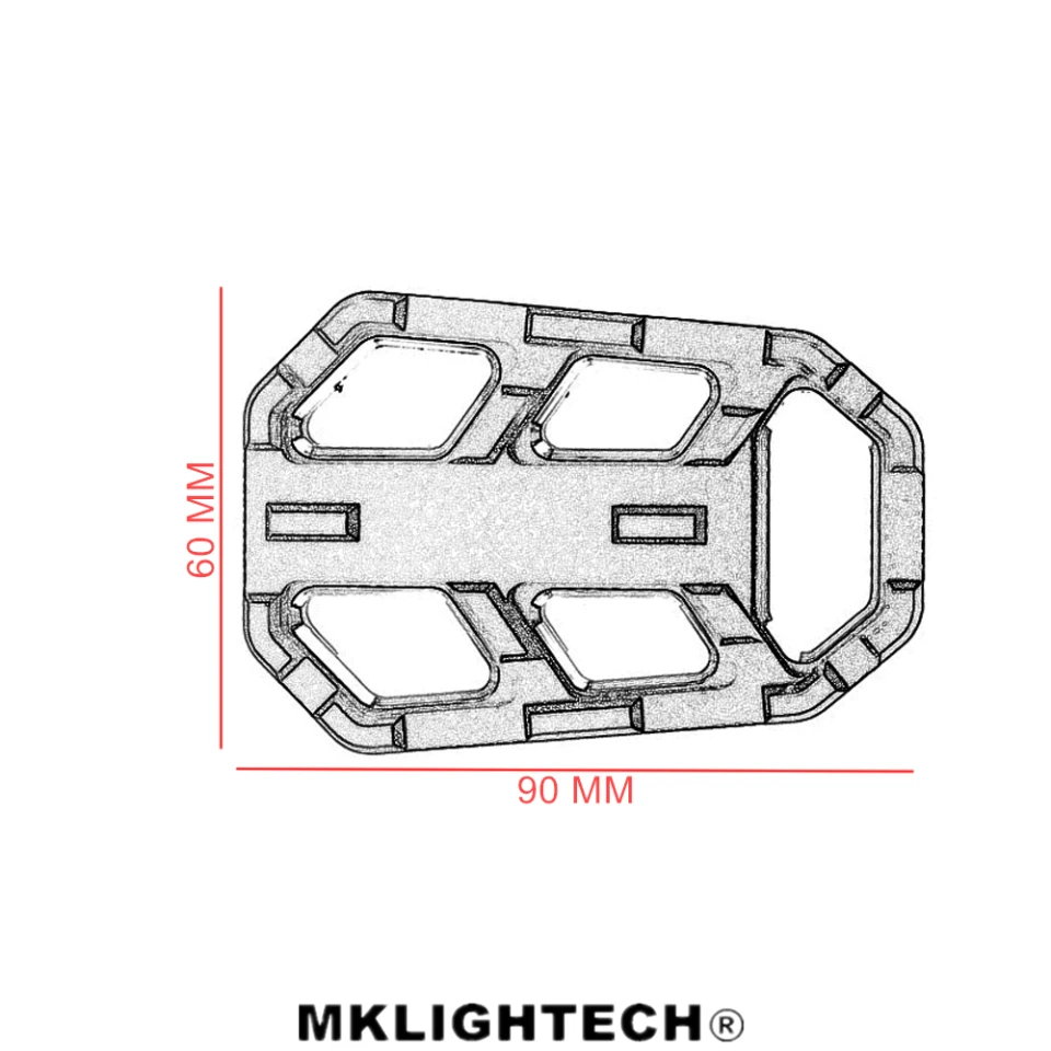 Mklighttech аксессуары для мотоциклов для KAWASAKI Versys 650 2010- NC расширенные педали из алюминиевого сплава