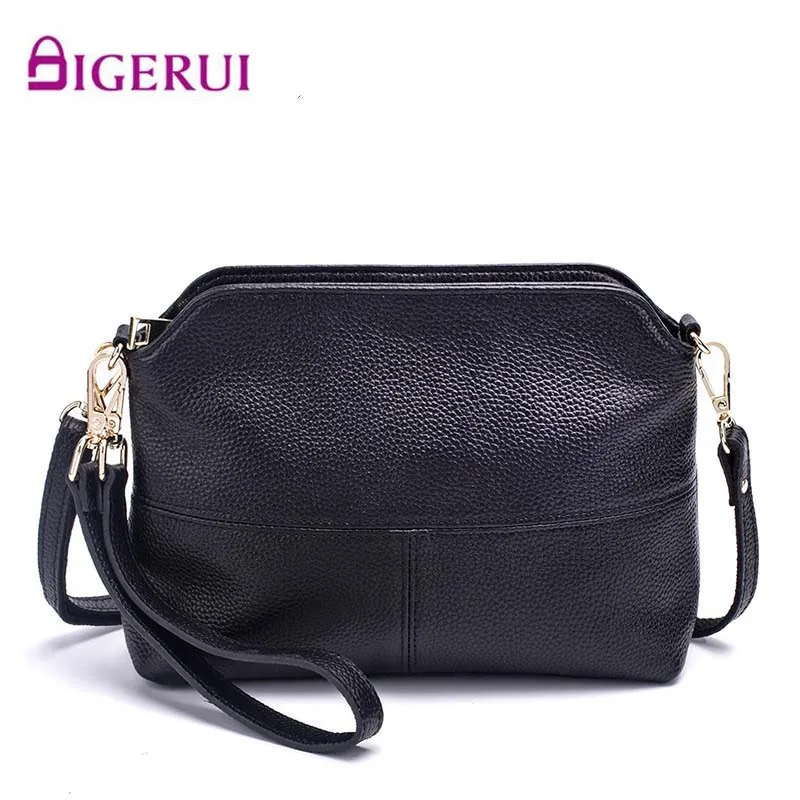 

2019 leather handbags shoulder diagonal package female simple casual multifunctional women's diagonal cross bag leather