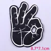 Pulaqi Stripe Rock Patch Band DIY Embroidered Patches for Clothes Patch Iron On Patches Clothing Punk Badges For Clothes Sticker ► Photo 3/6