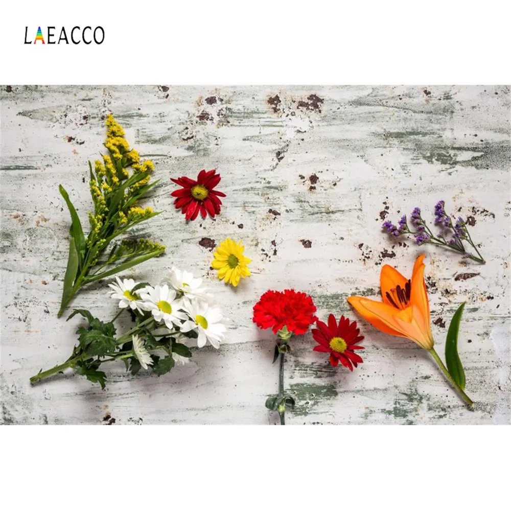 Laeacco цветок вишня фото фон день рождения фотосессия Новорожденный ребенок душ еда торт фото фон для цифровой фотостудии
