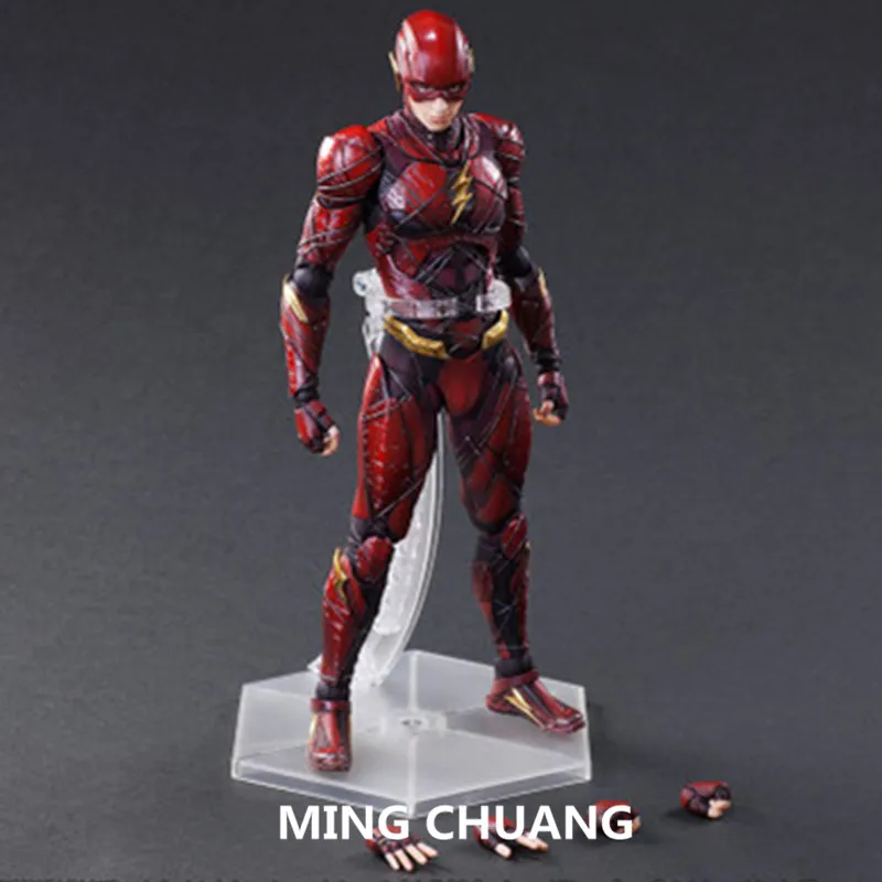 

Avengers Infinity War Justice League Superhero The Flash PVC 25CM Action Figure Collectible Model Toy BOX Birthday Gift Z135