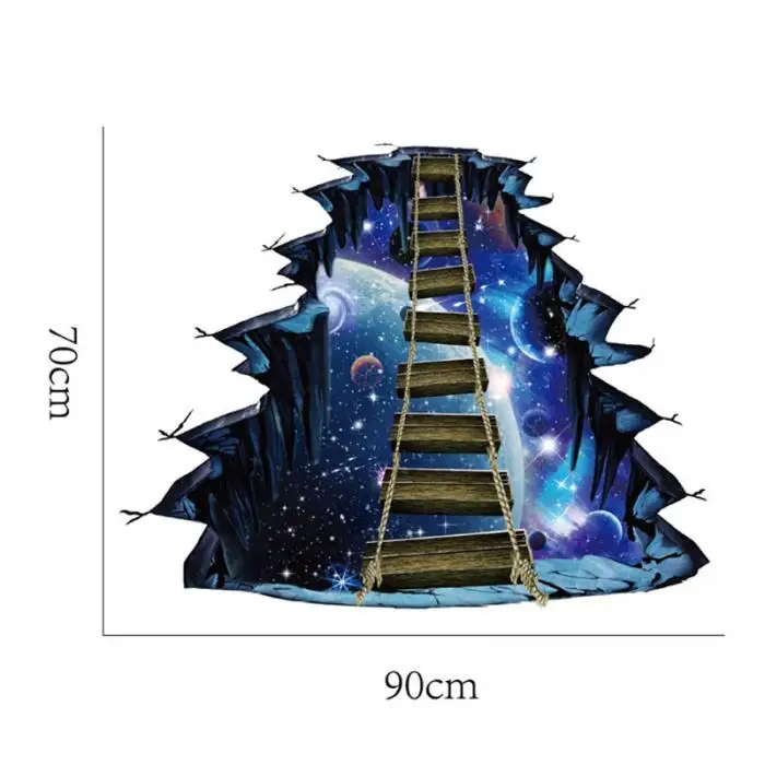 Галактика Звездный мост домашний декор обои 3D стикер на стену съемные наклейки для гостиной пол для дропшиппинг