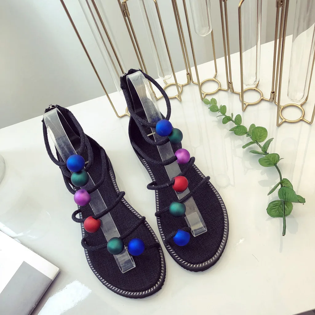 mokingtop Women‘s Platform Summer Shoes Slip On Fashion Roman Casual Sandals women sandal heels summer shoes#4