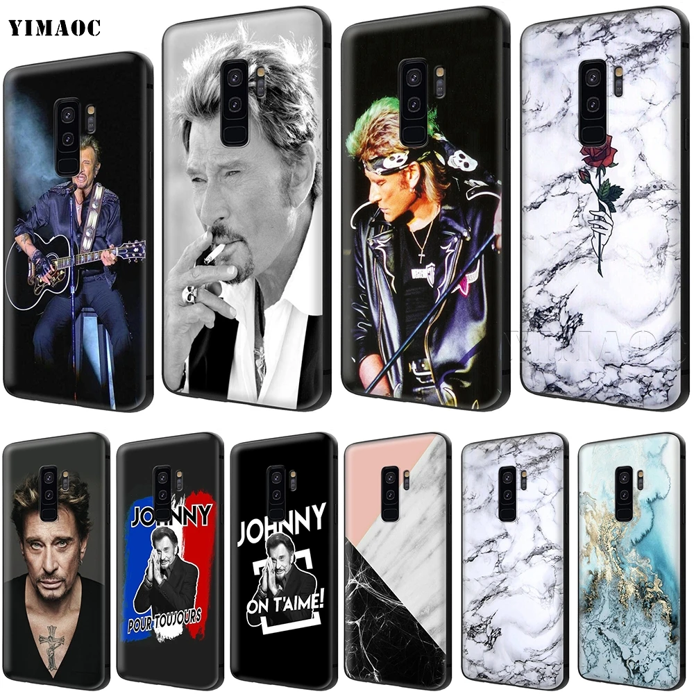 

YIMAOC Johnny Hallyday Case for Samsung Galaxy A7 A8 A9 A10 A20 A30 A40 A50 A70 M10 M20 M30 S10 S10e J6 Plus