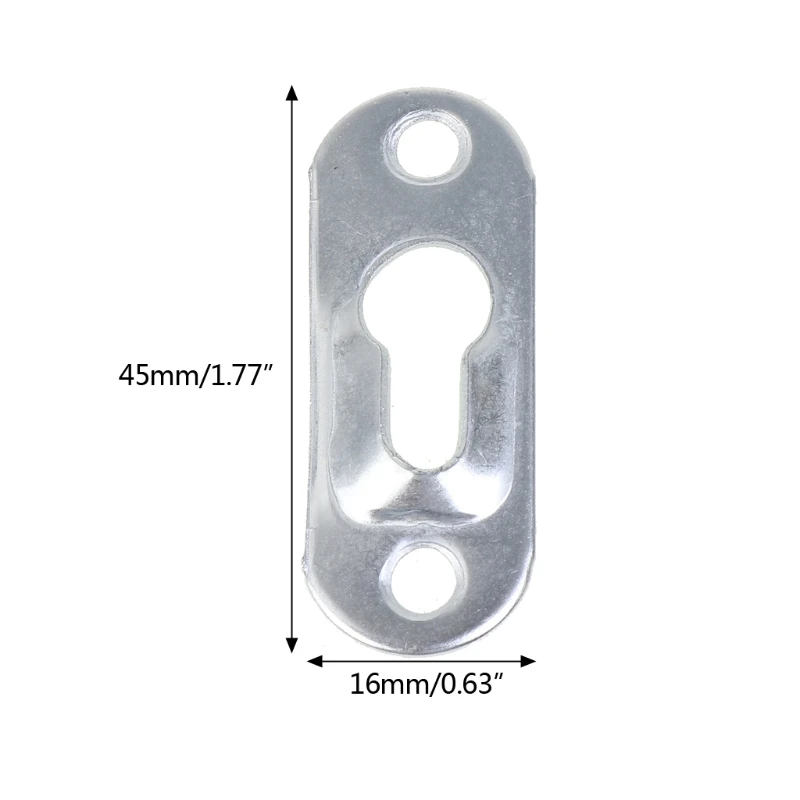 

20pcs/Lot Metal Keyhole Hanger Fasteners for Picture Frames Mirrors Cabinet J6PD