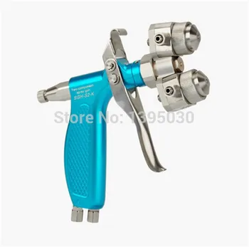 

Automatic Double Head Paint Spray Gun with Anti-corrosion 316 Stainless Steel Dual Head Air Spray Gun 1PCS