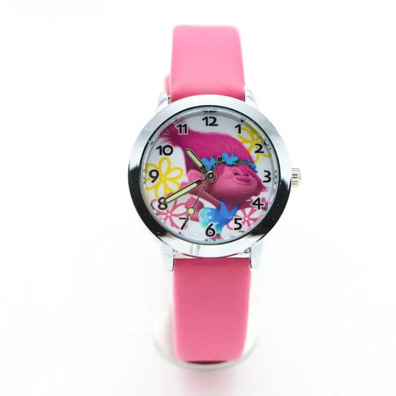 Новые модные Тролль Часы Для детей Обувь для мальчиков подарок часы Повседневное кварцевые наручные часы Relogio Relojes