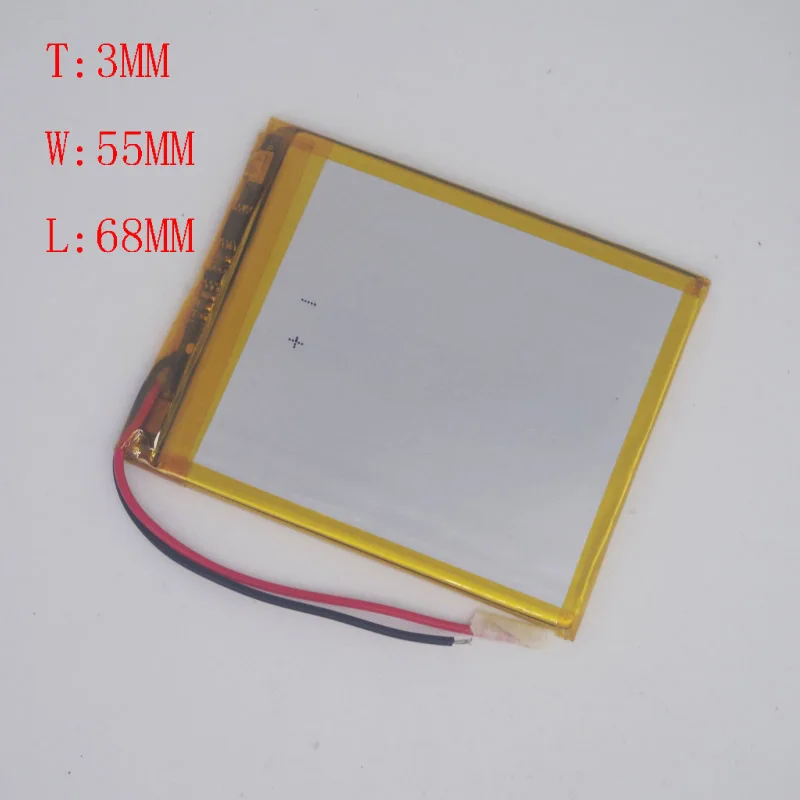 3,7 V литий-полимерный аккумулятор 305568/305570 CarLog game 1400MAH