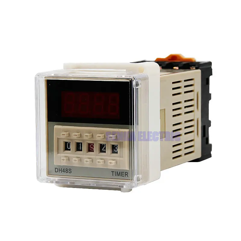 

DH48S-1Z 0.01S-99H99M Time Relay 220V/110V/380V/24V/12V 8 Pin Digital Delay Timer