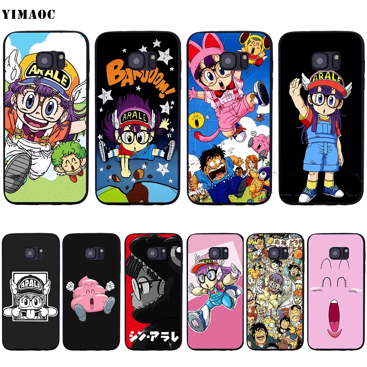 

YIMAOC Dr. Slump Arale Soft Silicone Case for Samsung Galaxy S6 S7 S10e Edge S8 S9 Plus A3 A5 A6 A7 A8 A9 J6 Note 8 9 2018