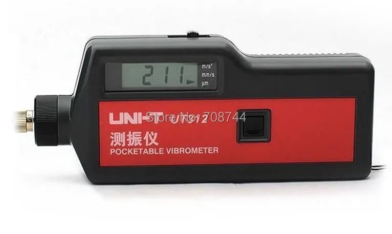 Uni-Trend UT312 Портативный ЖК-анализатор вибрации тестер метр Виброметр с разделенным датчиком сигнальный провод и датчик