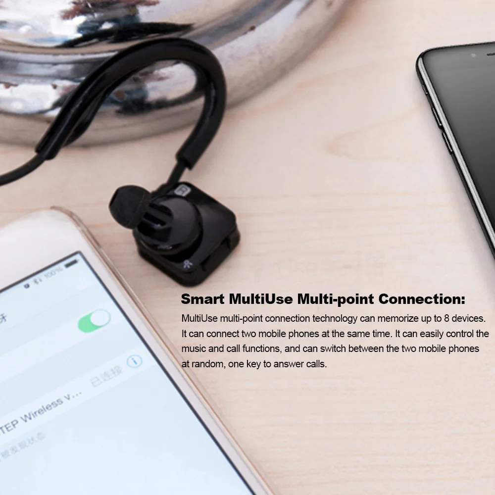 Jabra шаг беспроводные Bluetooth стерео наушники спортивные наушники музыка гарнитура с шумоподавлением Микрофон многофункциональная технология