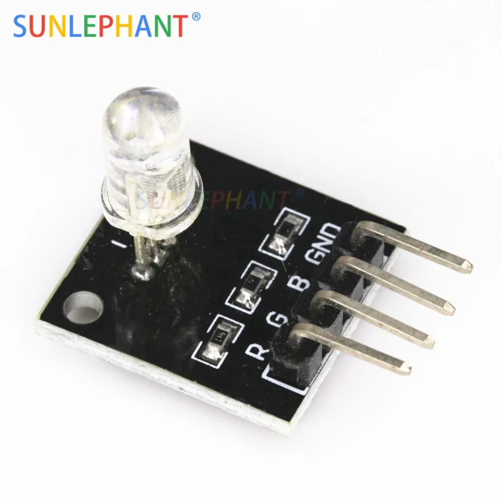 Модуль RGB 4 контакта 3 цвета для Arduno DIY стартовый комплект SUNLEPHANT KY016|Интегральные