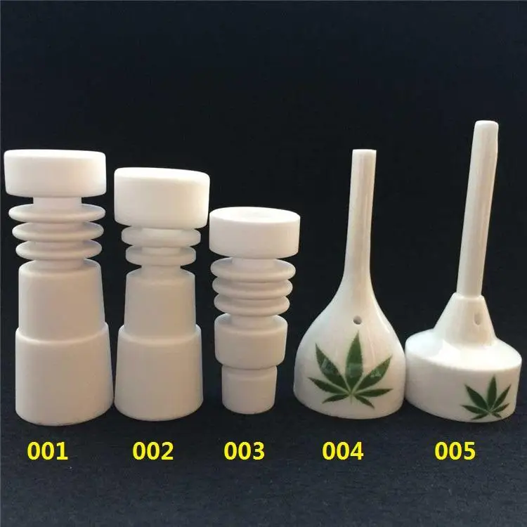 14mm 18mm domeless Ceramic Nails Male & Female joint Ceramic carb cap