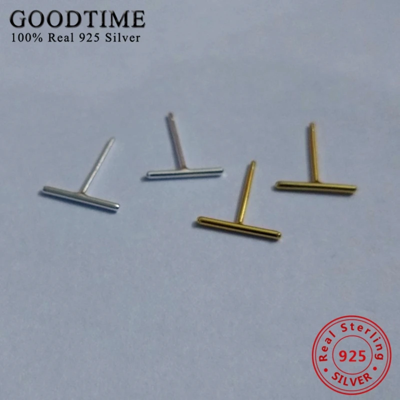 

Simple Design 925 Sterling Silver Minimalist Lines Earrings Thin Tiny Line Stud Earrings Women Jewelry Brinco Pendientes Aretes