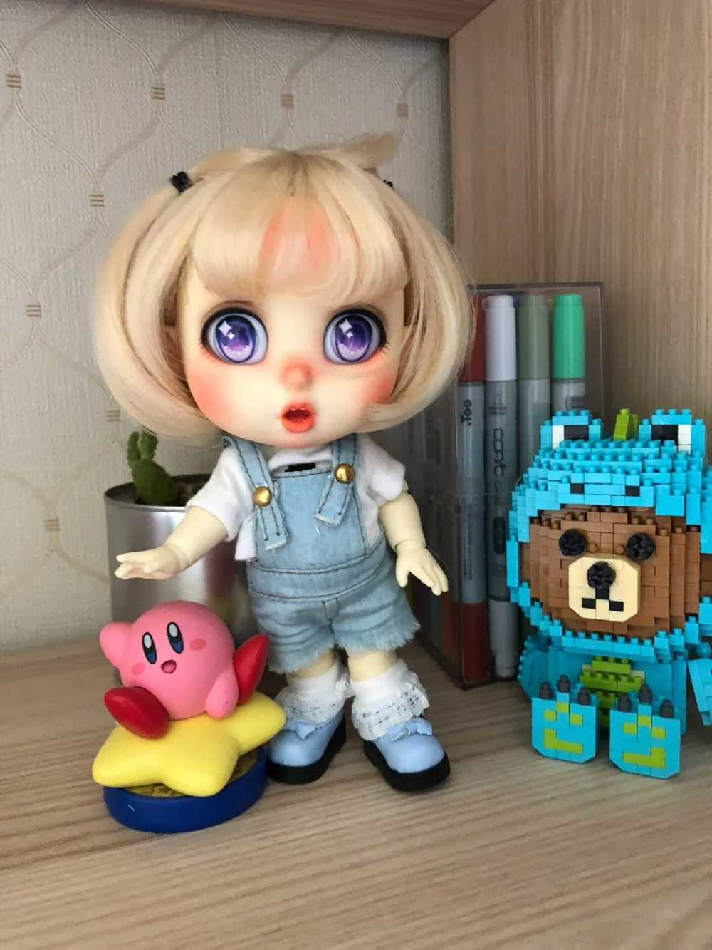 Кукла с удивлением BJD 1/8 Bru кукла телесного цвета различными ощущениями модельная