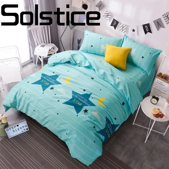 Solstice Home Textile Fashion Skin Friendly Brushed Printed Letter