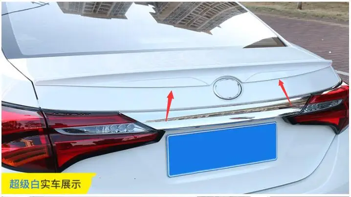 Для Toyota corolla модифицированный- заднее крыло неперфорированное заднее крыло внешние украшения аксессуары