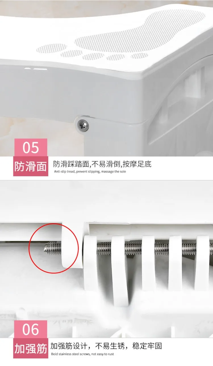 Обновленный детский табурет для унитаза ванная комната детский туалет тренировочные горшки сиденья Османов Нескользящая складная коробка для ароматерапии помощник мамы