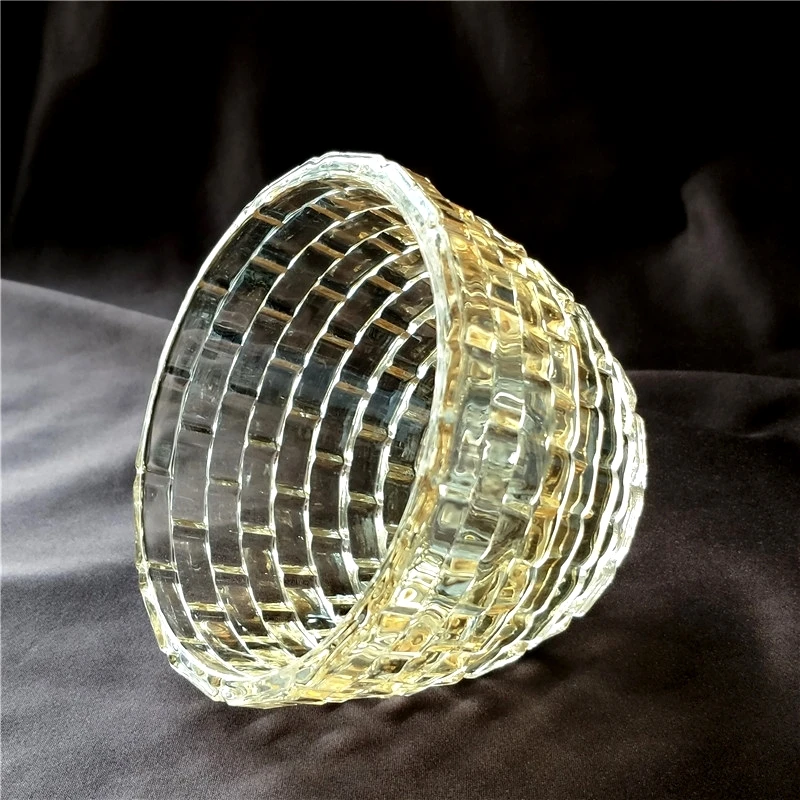 Сервировочная чаша из хрустального стекла геометрической формы 300 мл|craft french|craft