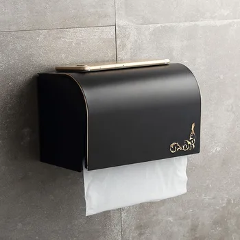 

European Toilet Tissue Box Space Aluminum Golden Wipe Hand Carton Waterproof Hygiene Carton Avoid Punch TOILET Shower Room