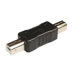 M/M USB 2,0 B штекер USB 2,0 B разъем смены адаптер конвертер Кабель-адаптер заводская цена дропшиппинг