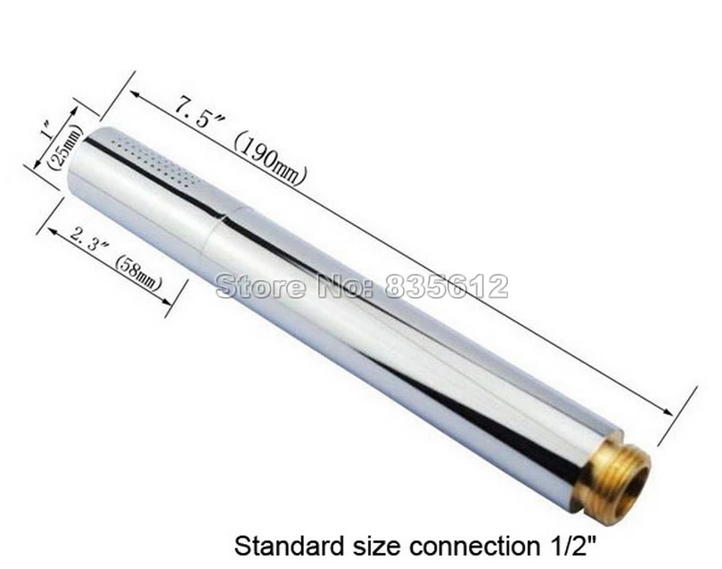 Полированный хром латунь ванная комната экономии воды ручной душ ручной опрыскиватель носик/душевая лейка насадка аксессуар Whh003